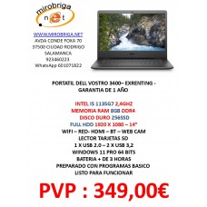 PORTATIL DELL VOSTRO 3400 14" I5 11ª